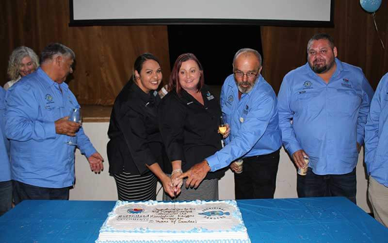 celebration dinner for 10 years service Aboriginal Rangers